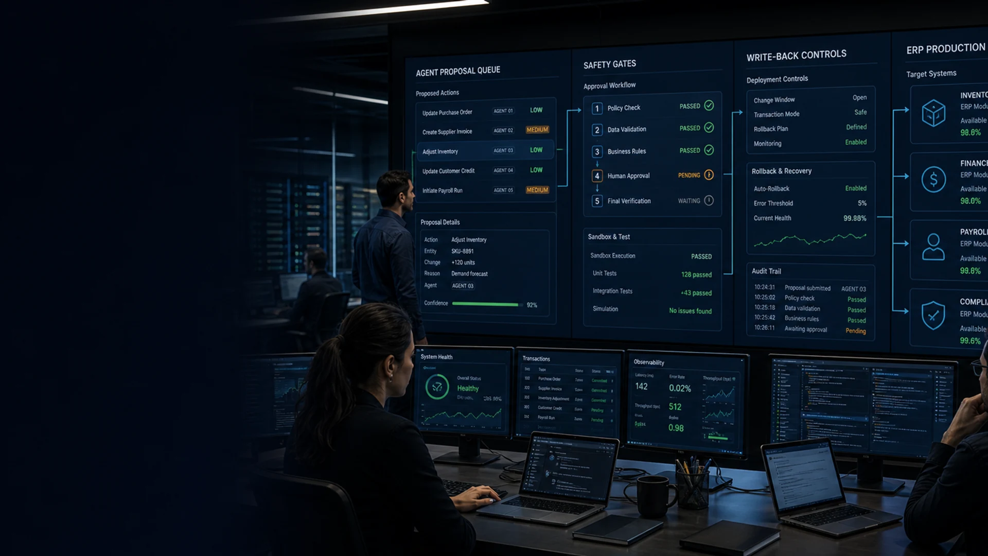 Connecting Agents to ERPs Without Breaking Production editorial hero image